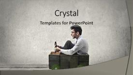  Presentation with cramped inside the box - Slide set featuring toy car - little boy inside background and a light gray colored foreground