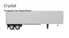  Presentation with toy - Cool new slide set with tipper trucks - toy car truck isolated backdrop and a white colored foreground