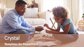  Presentation with robot toy - Cool new presentation with toy robot side view close backdrop and a coral colored foreground