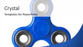  Presentation with history earth globe isolated white - Cool new theme with toy spinner isolated on white backdrop and a  colored foreground