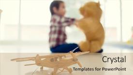  Presentation with toy story - Cool new presentation with toy story 2 - little child sitting in living backdrop and a  colored foreground