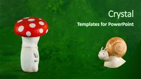  Presentation with toy story - Slide set having toy story 2 - two cute puppets handmade green background and a  colored foreground