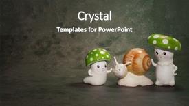  Presentation with toy story - Presentation featuring toy story 3 - ceramic puppets handmade gray background background and a dark gray colored foreground