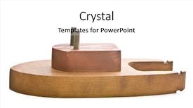  Presentation with tug boat - Audience pleasing slide deck consisting of latino - latin man with naked torso backdrop and a soft green colored foreground