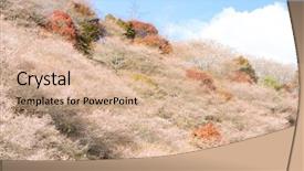  Presentation with landscape maintenance work - Amazing slide deck having toyota - nagoya obara autumn landscape backdrop and a coral colored foreground