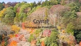  Presentation with landscape maintenance vehicle - Presentation design consisting of toyota - nagoya obara autumn landscape background and a  colored foreground