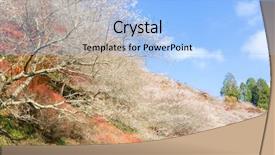  Presentation with sakura - Presentation having toyota - nagoya obara autumn landscape background and a  colored foreground