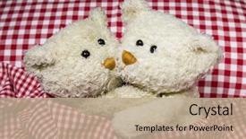  Presentation with honeymoon - Slide deck having sex toys - teddy bears in honeymoon background and a coral colored foreground