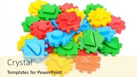  Presentation with children - Amazing presentation theme having toys-for-children-isolated backdrop and a yellow colored foreground