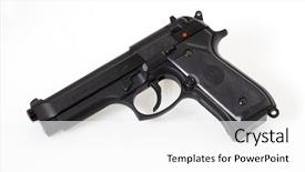  Presentation with u.s. army - Slides featuring toys guns - hi res photo of famous background and a white colored foreground