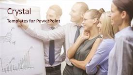  Presentation with discussion board - Slide set consisting of grupos de trabajo - business and office concept background and a lemonade colored foreground