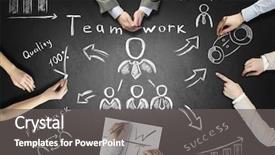  Presentation with water top view of amazon - Beautiful slides featuring trabajo en equipo - top view of people hands backdrop and a gray colored foreground