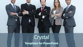  Presentation with business growth - Theme featuring trabalho em altura - full growth a group background and a  colored foreground