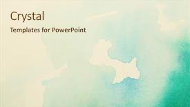  Presentation with watercolor - Colorful presentation design enhanced with trace elements - watercolor texture on paper close-up backdrop and a cream colored foreground