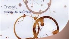  Presentation with zinc as trace minerals - Beautiful PPT theme featuring trace-from-a-cup backdrop and a sky blue colored foreground