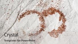  Presentation with cocoa - Cool new slide deck with traces-of-cocoa-and-sugar backdrop and a light gray colored foreground