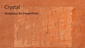  Presentation with announcements - Slide set featuring traces of old announcements seen background and a coral colored foreground