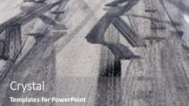  Presentation with tire - Slide set with traces-of-tire-wear background and a gray colored foreground