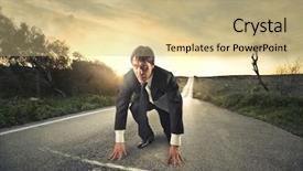  Presentation with solution - Slide deck enhanced with tracking solution - starting point background and a soft green colored foreground