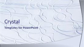  Presentation with snow - Beautiful theme featuring tracking trace - skiing snow - freeride tracks backdrop and a sky blue colored foreground