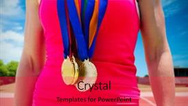  Presentation with tracks - Beautiful PPT layouts featuring tracks on a sunny day backdrop and a red colored foreground