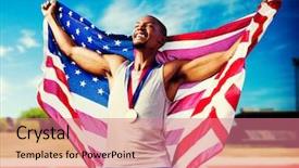  Presentation with tracks - PPT theme having tracks on a sunny day background and a coral colored foreground