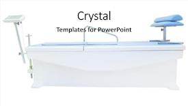  Presentation with spine - Presentation theme with traction - apparatus for treatment background and a white colored foreground