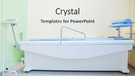  Presentation with spine - Audience pleasing presentation theme consisting of traction - apparatus for treatment backdrop and a white colored foreground