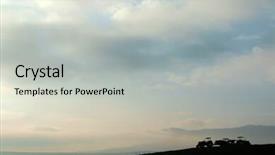  Presentation with land - Slides enhanced with tractor preparing land with seedbed background and a light gray colored foreground