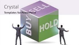  Presentation with trader - Presentation enhanced with trader-with-three-options background and a light blue colored foreground