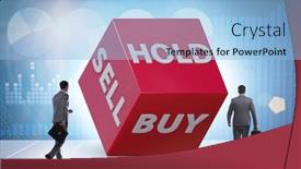  Presentation with trader - PPT layouts featuring trader-with-three-options background and a light blue colored foreground