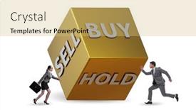  Presentation with trader - PPT layouts enhanced with trader-with-three-options background and a yellow colored foreground