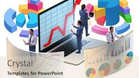  Presentation with trader - Cool new presentation with trader-working-in-technical-visualization backdrop and a lemonade colored foreground