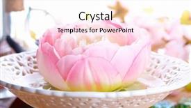  Presentation with alternative medicine - Presentation design consisting of tradicional alternative theraphy or medicine background and a pink colored foreground