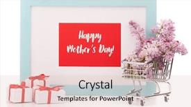  Presentation with trading card - Presentation enhanced with trading cards - shopping trolley with brenches background and a lemonade colored foreground