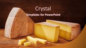  Presentation with alps - PPT theme consisting of traditional-aged-mountain-cheese background and a wine colored foreground