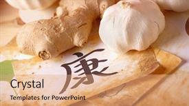  Presentation with traditional medicine medicine - Amazing presentation having traditional alternative therapy or medicine backdrop and a coral colored foreground