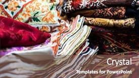  Presentation with arab - PPT theme enhanced with traditional arab rugs background and a tawny brown colored foreground