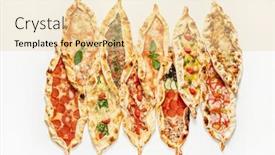  Presentation with arabic - PPT layouts featuring traditional-arabic-pizza-lahmacun-pide background and a lemonade colored foreground