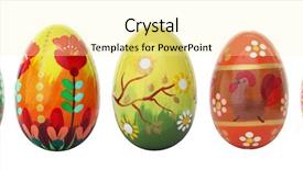  Presentation with easter - Beautiful theme featuring traditional artistic handmade and unique backdrop and a blonde colored foreground