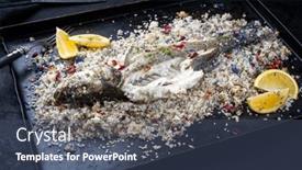  Presentation with atlantic - Slide set featuring traditional-atlantic-loup-de-mer background and a  colored foreground