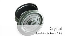  Presentation with satellite dish satellite dish design - PPT theme enhanced with traditional-casserole-dish background and a white colored foreground