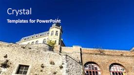  Presentation with france - Presentation design having traditional-cathedral-building-in-dreux background and a dark gray colored foreground