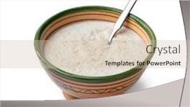  Presentation with moroccan - Audience pleasing slides consisting of traditional-ceramic-bowl-with-moroccan backdrop and a soft green colored foreground