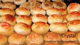  Presentation with chinese traditional - Presentation with traditional chinese cake background and a gold colored foreground