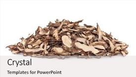  Presentation with traditional chinese medicine - Colorful PPT layouts enhanced with traditional chinese herbal medicine backdrop and a light gray colored foreground