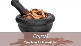  Presentation with oriental medicine - Amazing PPT theme having traditional chinese herbal medicine backdrop and a  colored foreground