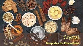  Presentation with flu virus - Cool new slides with traditional-chinese-herbs-acupuncture-needles backdrop and a  colored foreground