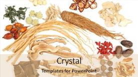  Presentation with traditional chinese medicine - Colorful PPT layouts enhanced with traditional chinese medicine on white backdrop and a lemonade colored foreground