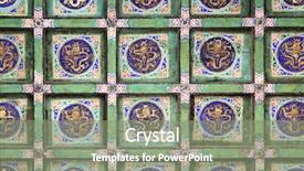  Presentation with dragon - Presentation theme having traditional chinese pattern with dragons background and a  colored foreground